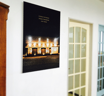 丹生寺校廊下写真